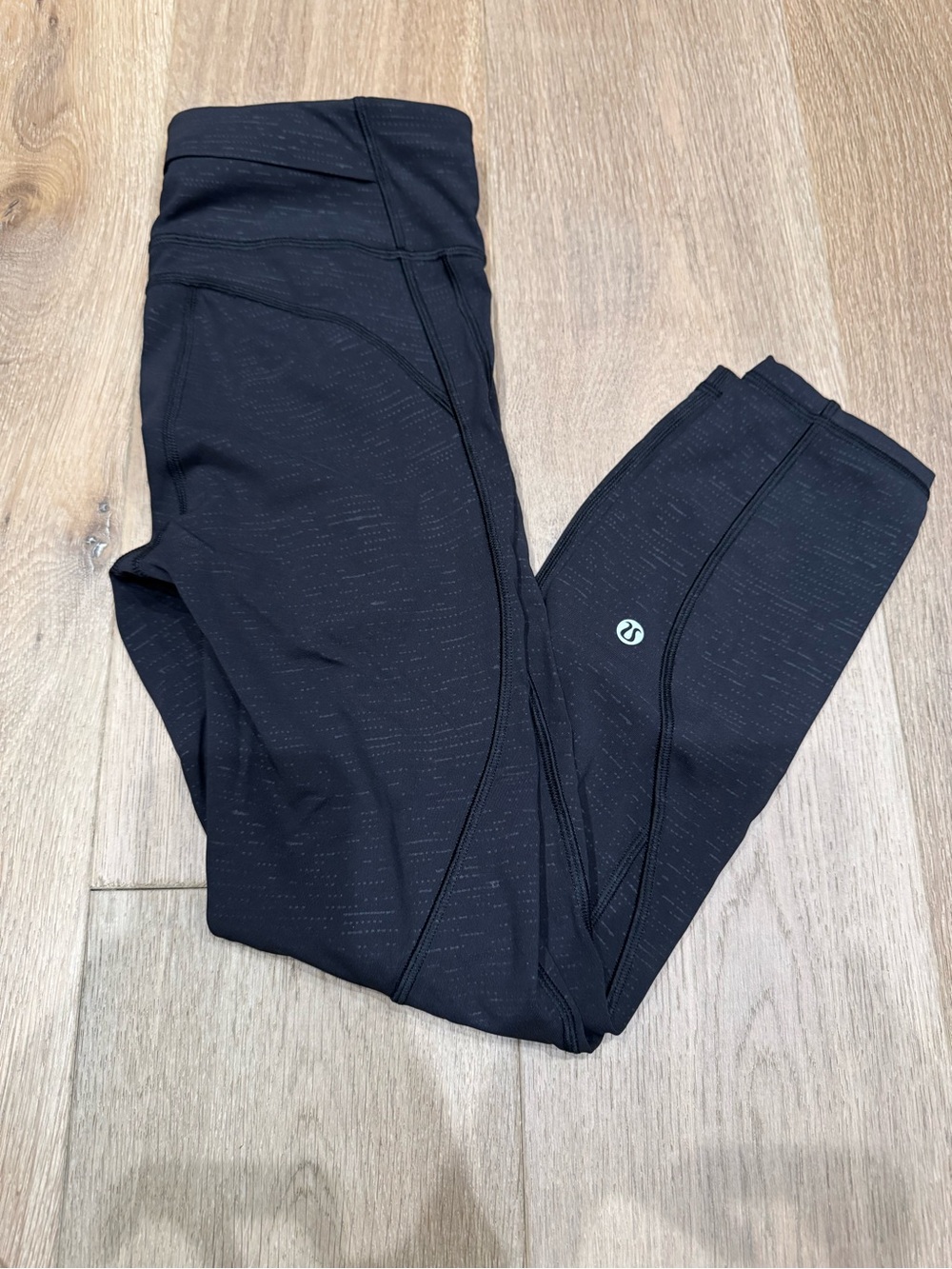Lululemon Time To Sweat Leggings In Emboss Black 23’